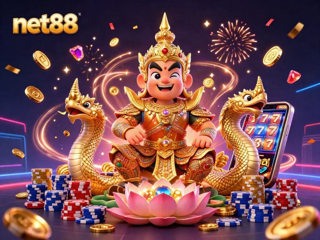 Experience thrilling gameplay at net88 with vibrant casino elements and dynamic characters.