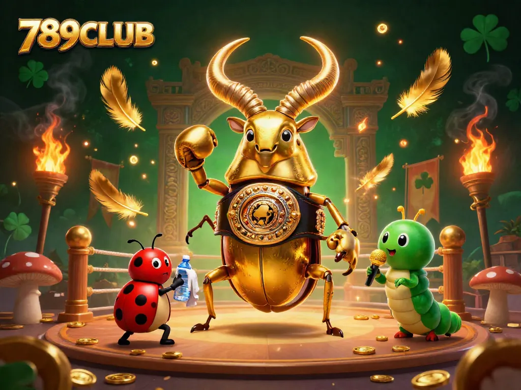 Join the fun at 789CLUB with an epic battle scene showcasing exciting casino elements!